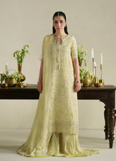 Vera Embroidered Raw Silk 3 Piece Unstitched Suit VR26RSE D-06 GULAB