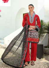 Verao By Gul Ahmed Embroidered Lawn 3 Piece Unstitched Suit GA26VTSOS D-SD-62079