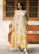 Versa By Asifa & Nabeel Luxury Embroidered Lawn 3 Piece Unstitched Suit AN26VLL D-02 SOVEREIGN LACE
