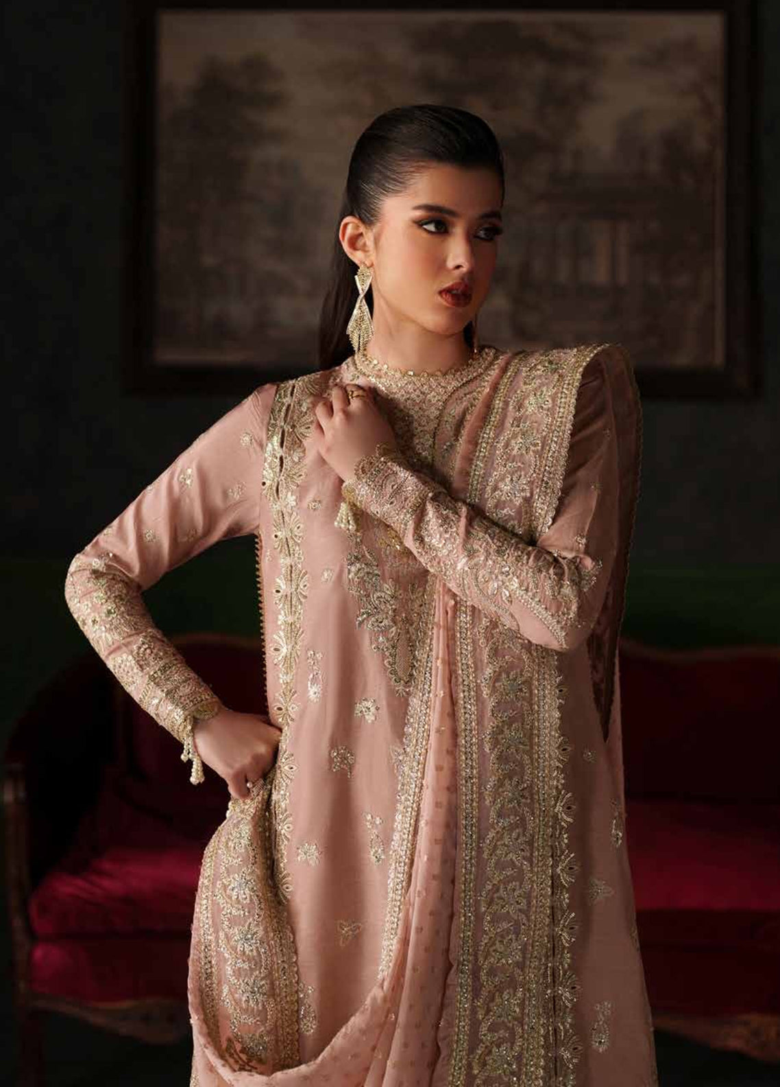 Verve By Emaan Adeel Luxury Raw Silk 3 Piece Unstitched Suit EA26VSE D-05 POISE Verve By Emaan Adeel Luxury Raw Silk 3 Piece Unstitched Suit EA26VSE D-05 POISE