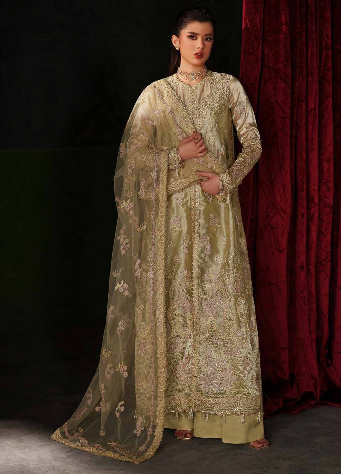 Verve By Emaan Adeel Luxury Raw Silk 3 Piece Unstitched Suit EA26VSE D-07 NOEMIE Verve By Emaan Adeel Luxury Raw Silk 3 Piece Unstitched Suit EA26VSE D-07 NOEMIE