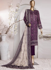 Vital Prints By HZ Textile Digital Doriya Cotton Suit Unstitched 3 Piece - HZ24VP VP-151