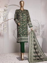 Vital Prints By HZ Textile Digital Doriya Cotton Suit Unstitched 3 Piece - HZ24VP VP-155