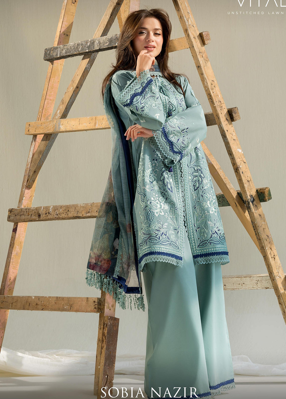 Vital By Sobia Nazir Embroidered Lawn 3 Piece Unstitched Suit SN26VEL D-12B Vital By Sobia Nazir Embroidered Lawn 3 Piece Unstitched Suit SN26VEL D-12B