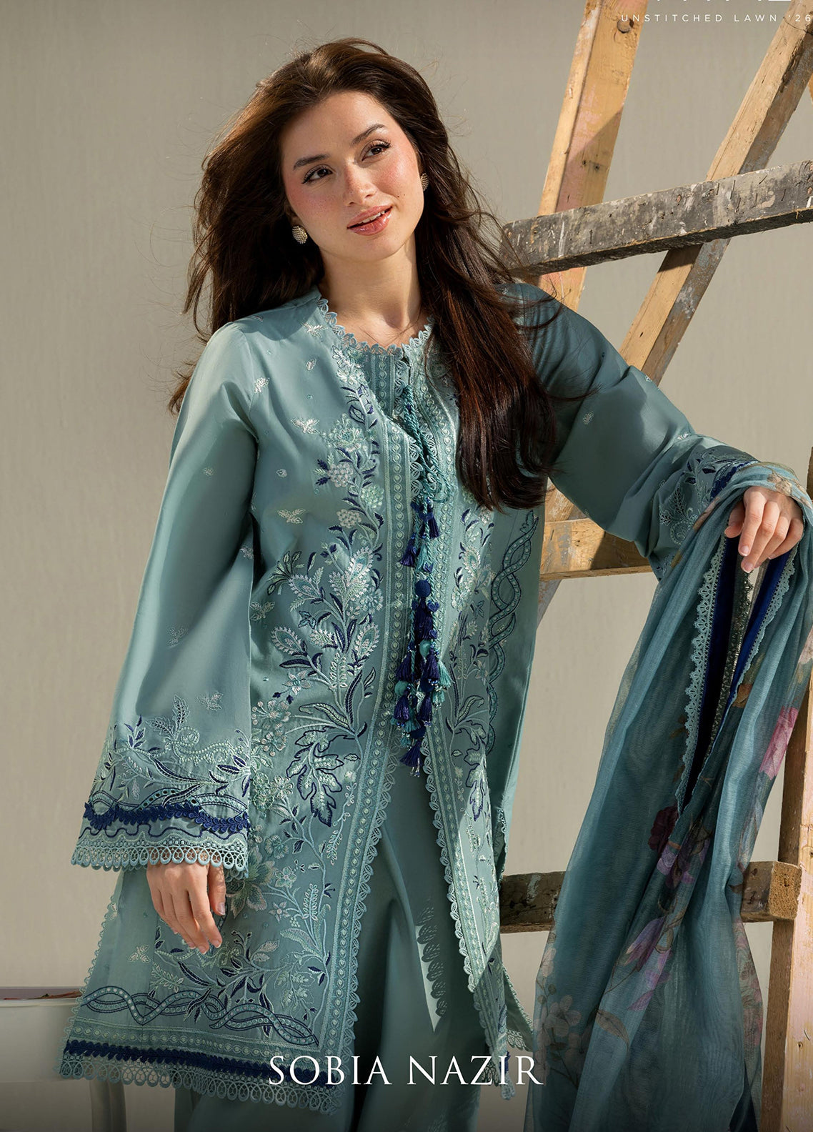 Vital By Sobia Nazir Embroidered Lawn 3 Piece Unstitched Suit SN26VEL D-12B Vital By Sobia Nazir Embroidered Lawn 3 Piece Unstitched Suit SN26VEL D-12B