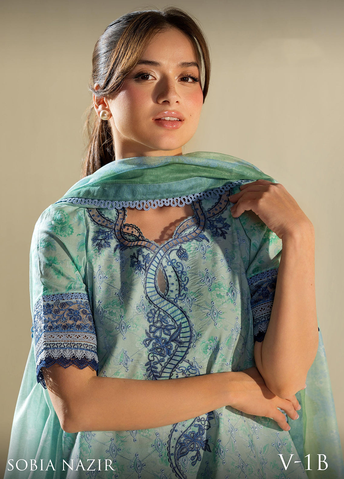 Vital By Sobia Nazir Embroidered Lawn 3 Piece Unstitched Suit SN26VEL D-1B Vital By Sobia Nazir Embroidered Lawn 3 Piece Unstitched Suit SN26VEL D-1B