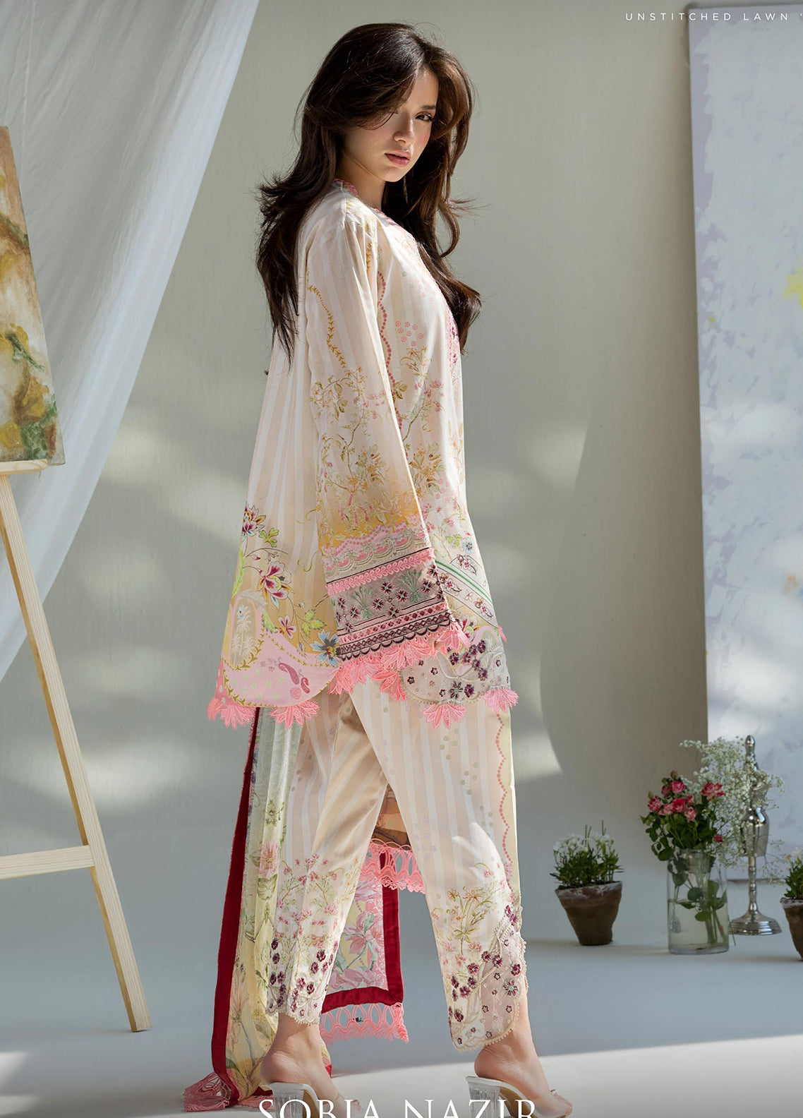Vital By Sobia Nazir Embroidered Lawn 3 Piece Unstitched Suit SN26VEL D-2A Vital By Sobia Nazir Embroidered Lawn 3 Piece Unstitched Suit SN26VEL D-2A
