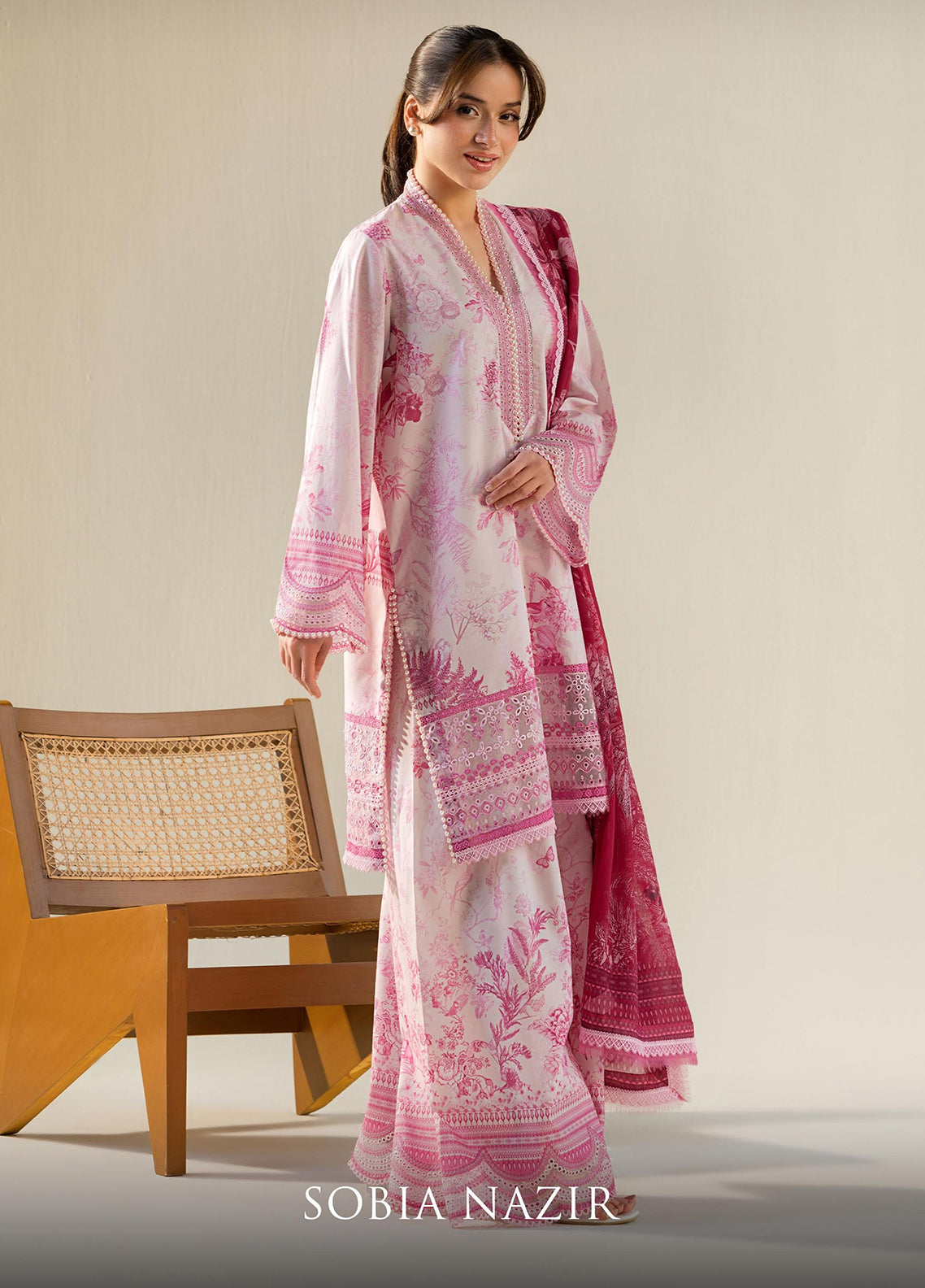 Vital By Sobia Nazir Embroidered Lawn 3 Piece Unstitched Suit SN26VEL D-3A Vital By Sobia Nazir Embroidered Lawn 3 Piece Unstitched Suit SN26VEL D-3A