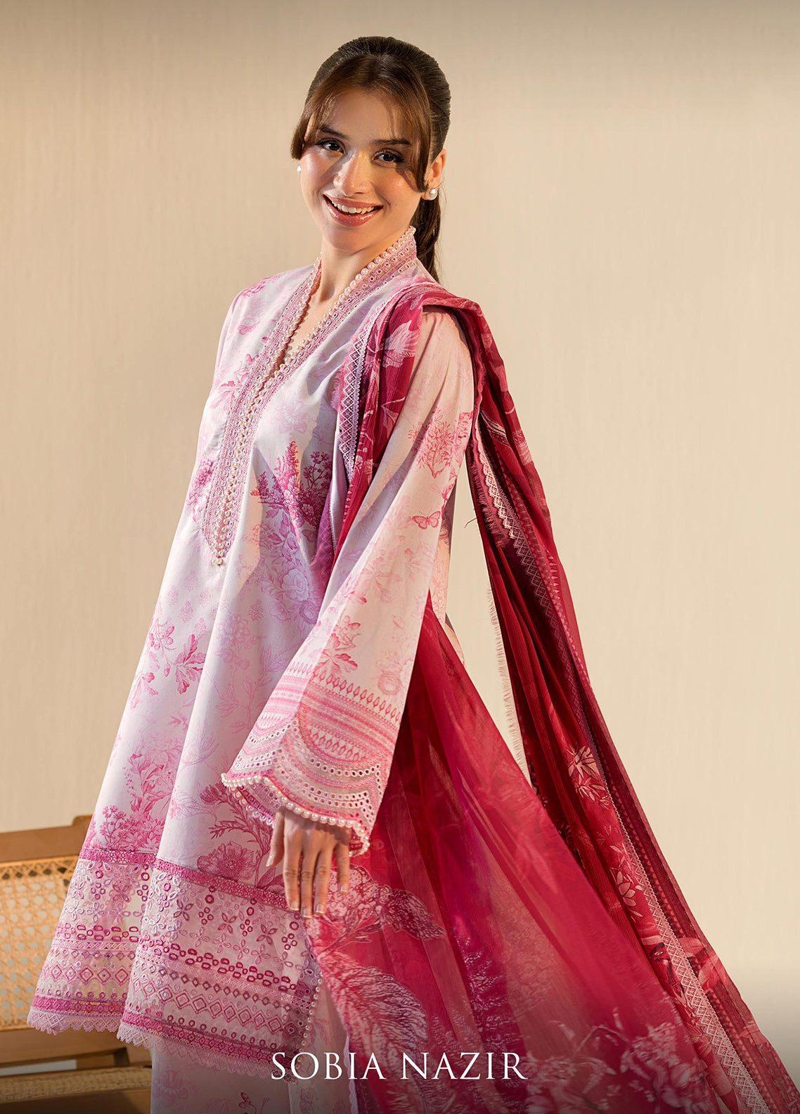 Vital By Sobia Nazir Embroidered Lawn 3 Piece Unstitched Suit SN26VEL D-3A Vital By Sobia Nazir Embroidered Lawn 3 Piece Unstitched Suit SN26VEL D-3A