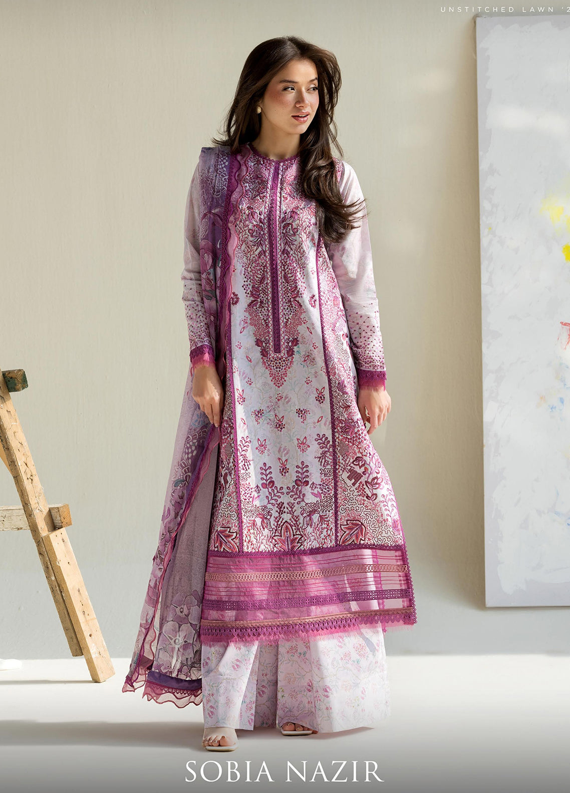 Vital By Sobia Nazir Embroidered Lawn 3 Piece Unstitched Suit SN26VEL D-5A Vital By Sobia Nazir Embroidered Lawn 3 Piece Unstitched Suit SN26VEL D-5A