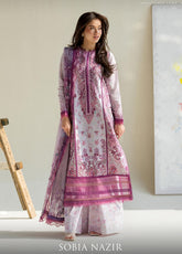 Vital By Sobia Nazir Embroidered Lawn 3 Piece Unstitched Suit SN26VEL D-5A