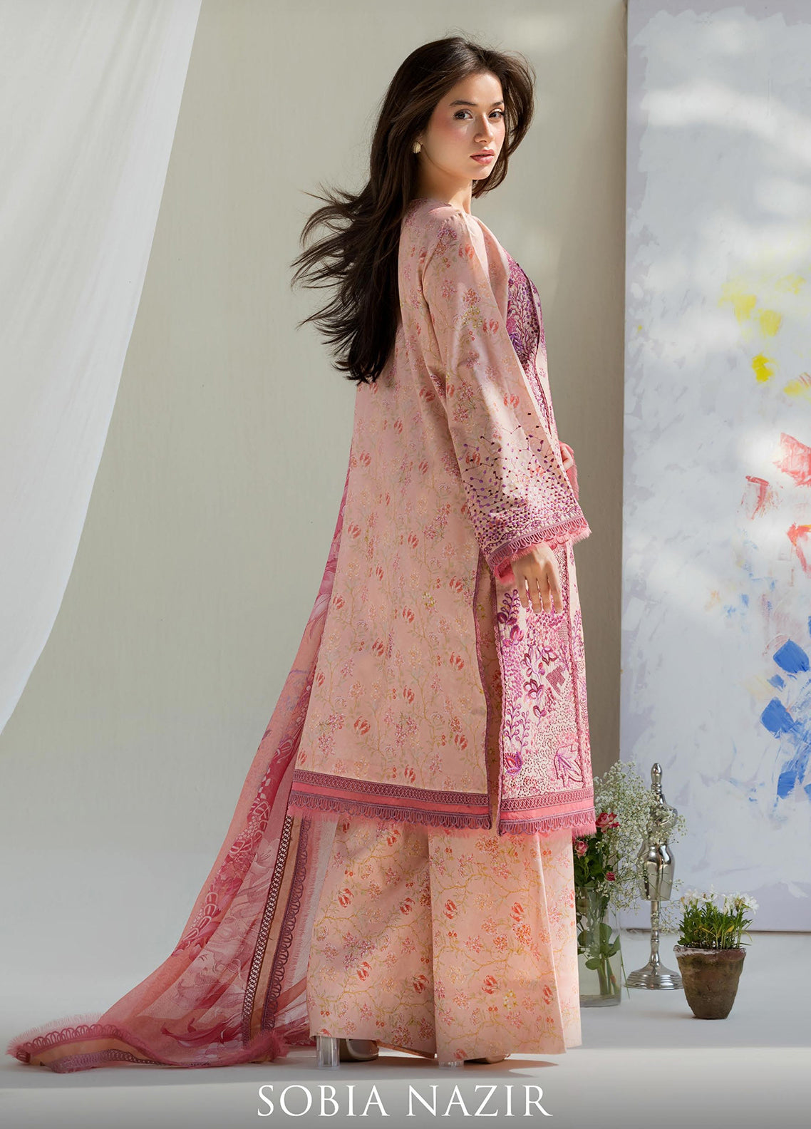 Vital By Sobia Nazir Embroidered Lawn 3 Piece Unstitched Suit SN26VEL D-5B Vital By Sobia Nazir Embroidered Lawn 3 Piece Unstitched Suit SN26VEL D-5B
