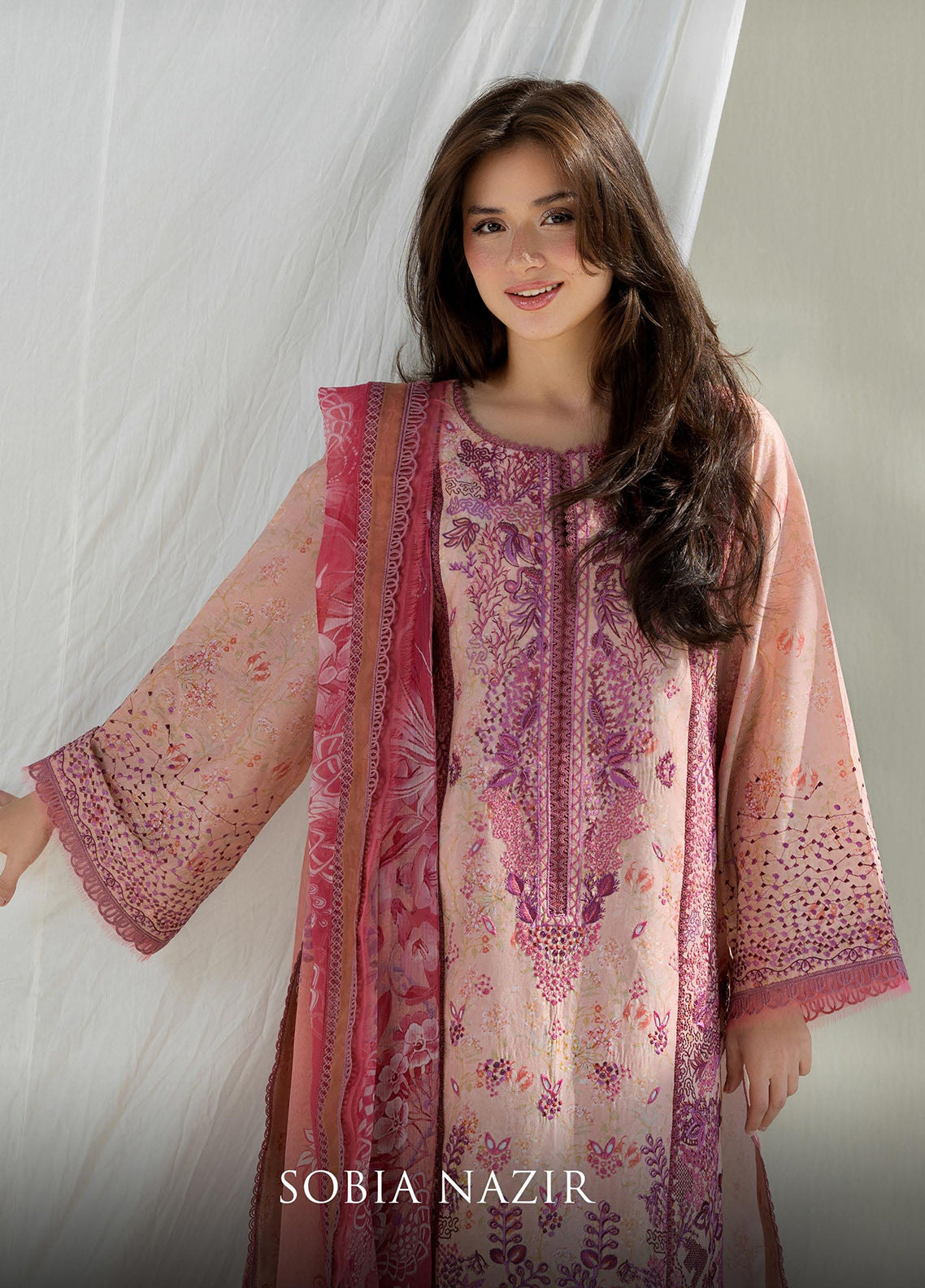 Vital By Sobia Nazir Embroidered Lawn 3 Piece Unstitched Suit SN26VEL D-5B Vital By Sobia Nazir Embroidered Lawn 3 Piece Unstitched Suit SN26VEL D-5B