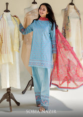 Vital By Sobia Nazir Embroidered Lawn 3 Piece Unstitched Suit SN26VEL D-6A