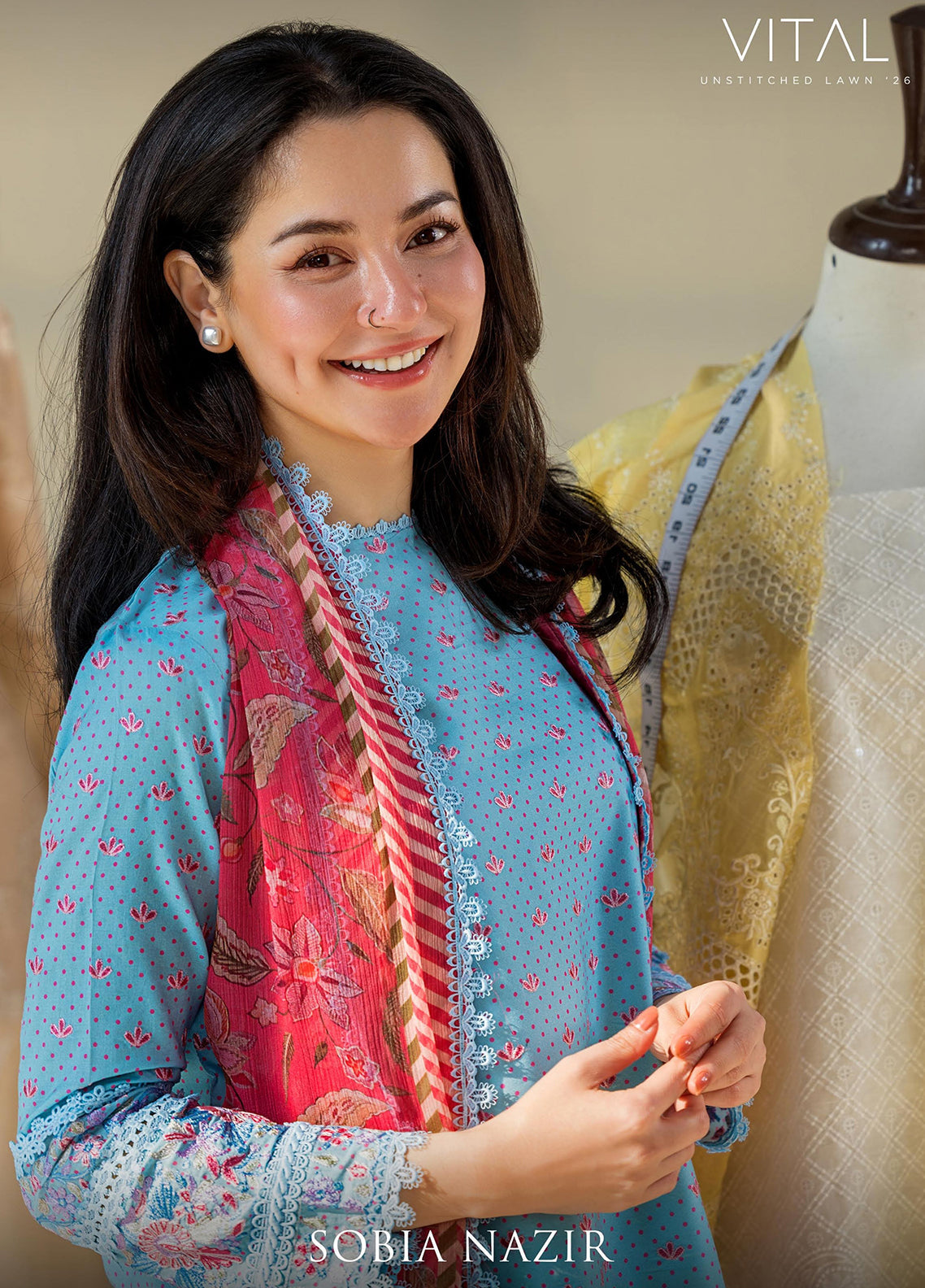Vital By Sobia Nazir Embroidered Lawn 3 Piece Unstitched Suit SN26VEL D-6A Vital By Sobia Nazir Embroidered Lawn 3 Piece Unstitched Suit SN26VEL D-6A