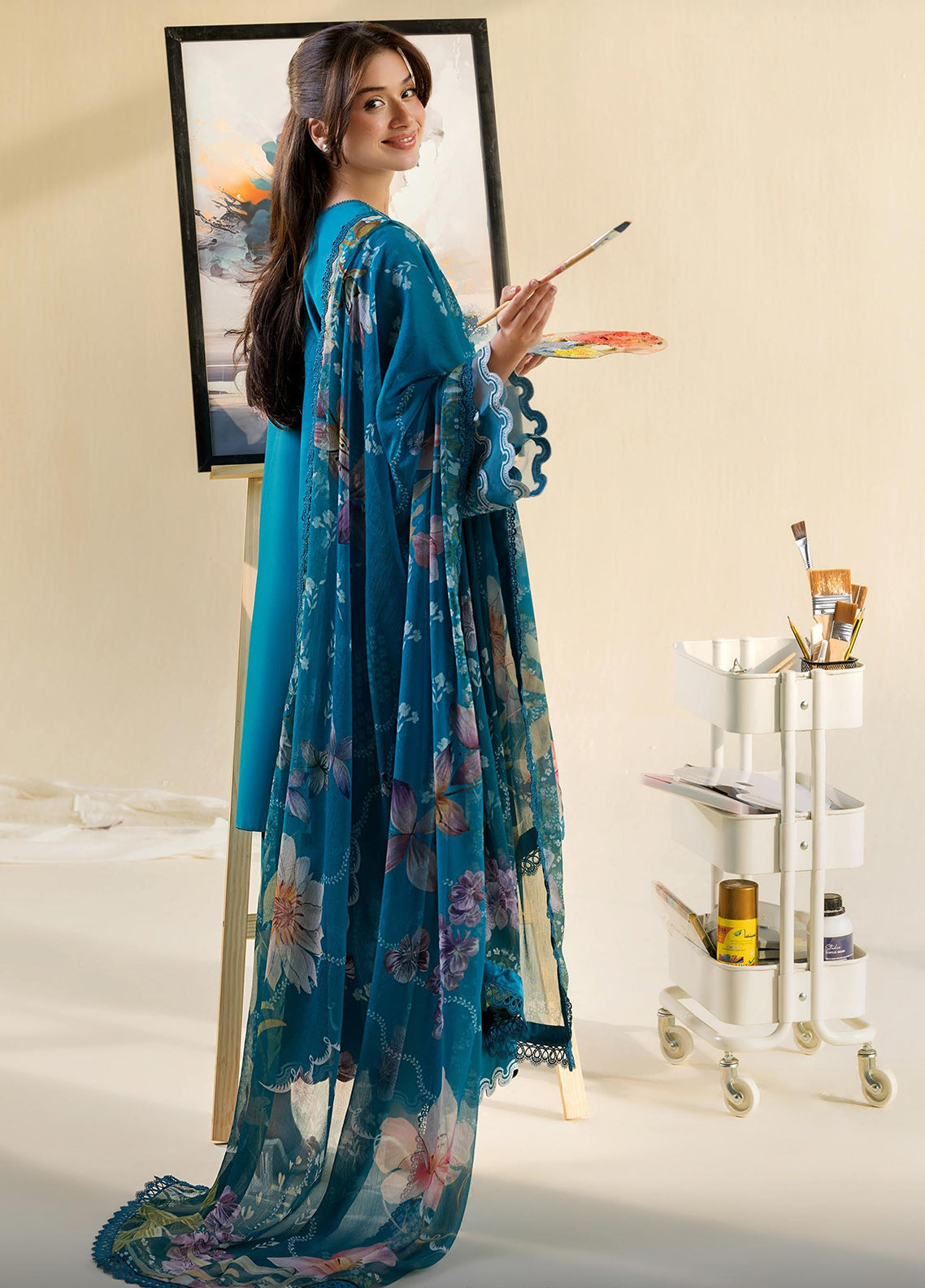 Vital By Sobia Nazir Embroidered Lawn 3 Piece Unstitched Suit SN26VEL D-7A Vital By Sobia Nazir Embroidered Lawn 3 Piece Unstitched Suit SN26VEL D-7A