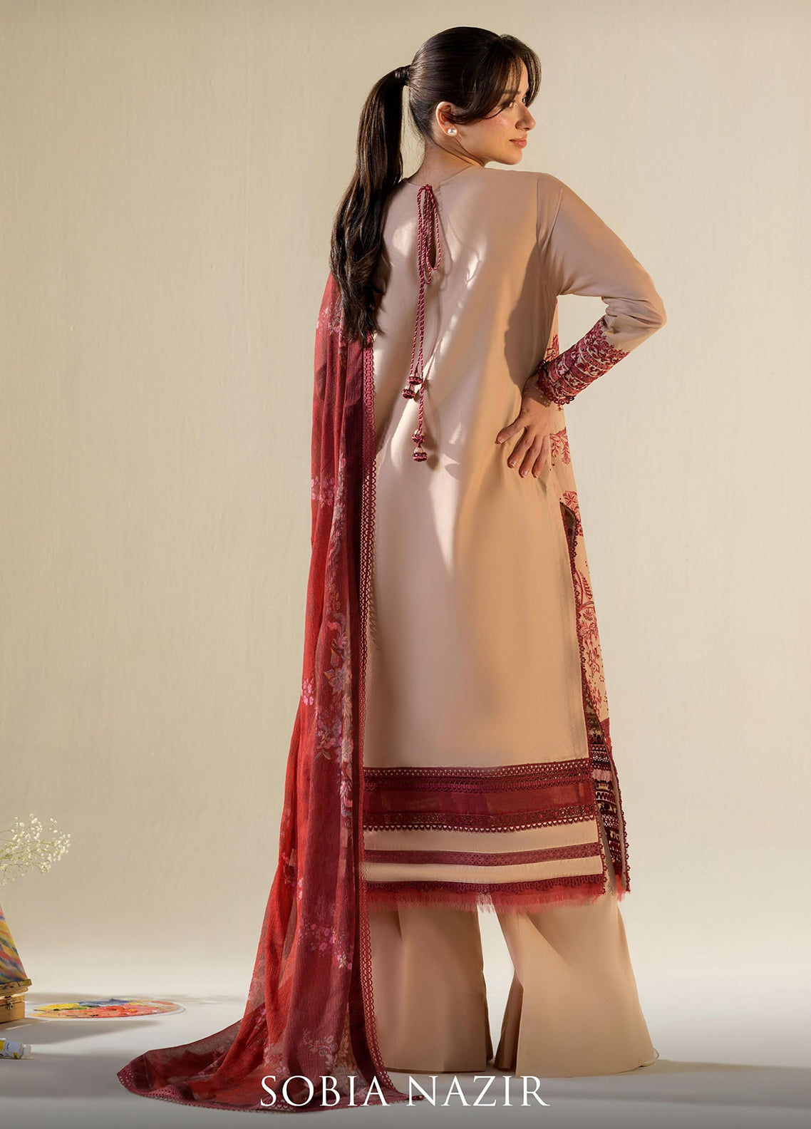 Vital By Sobia Nazir Embroidered Lawn 3 Piece Unstitched Suit SN26VEL D-9A Vital By Sobia Nazir Embroidered Lawn 3 Piece Unstitched Suit SN26VEL D-9A