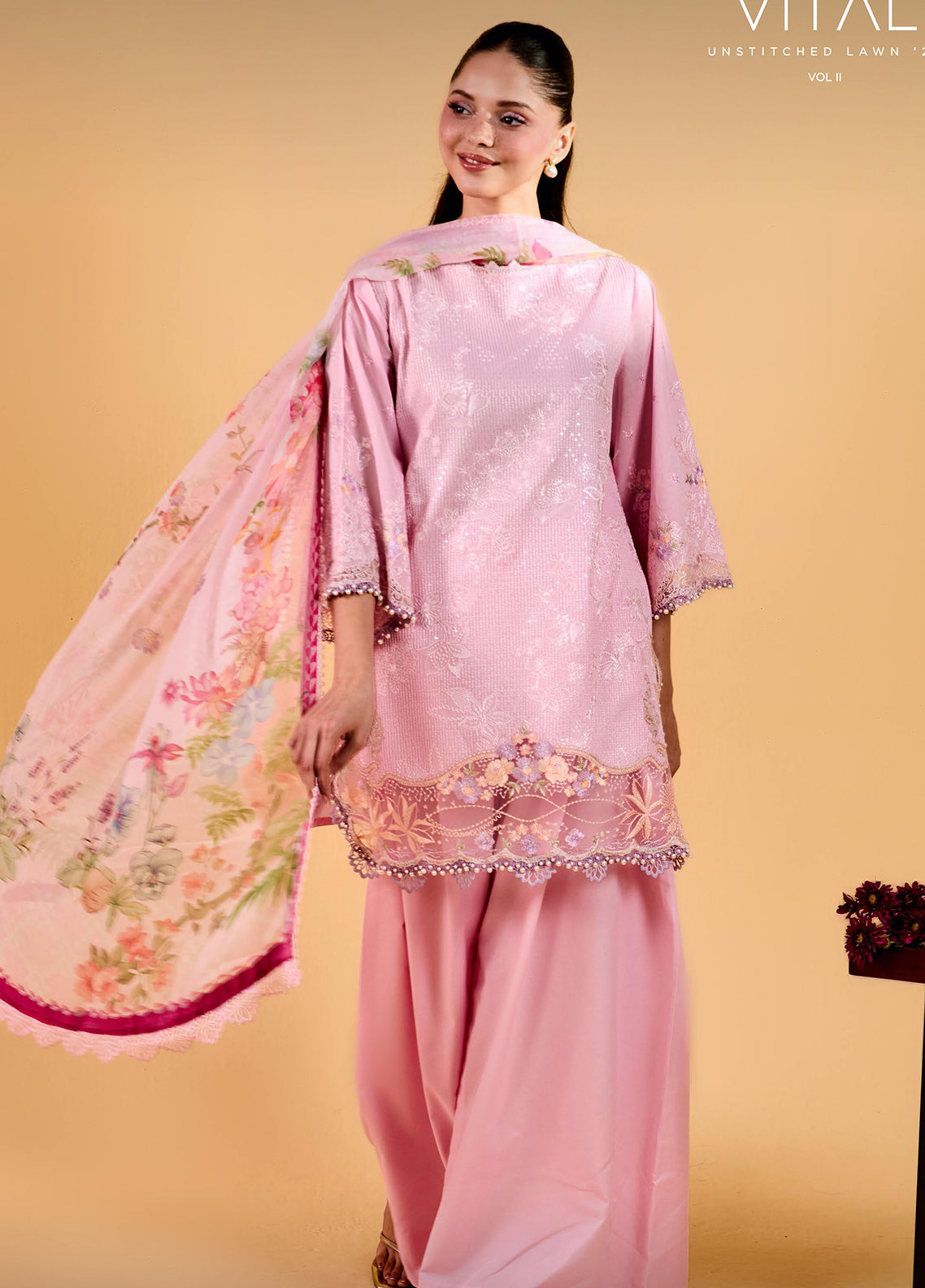 Vital By Sobia Nazir Embroidered Lawn 3 Piece Unstitched Suit SN26VLV2 D-2B Vital By Sobia Nazir Embroidered Lawn 3 Piece Unstitched Suit SN26VLV2 D-2B