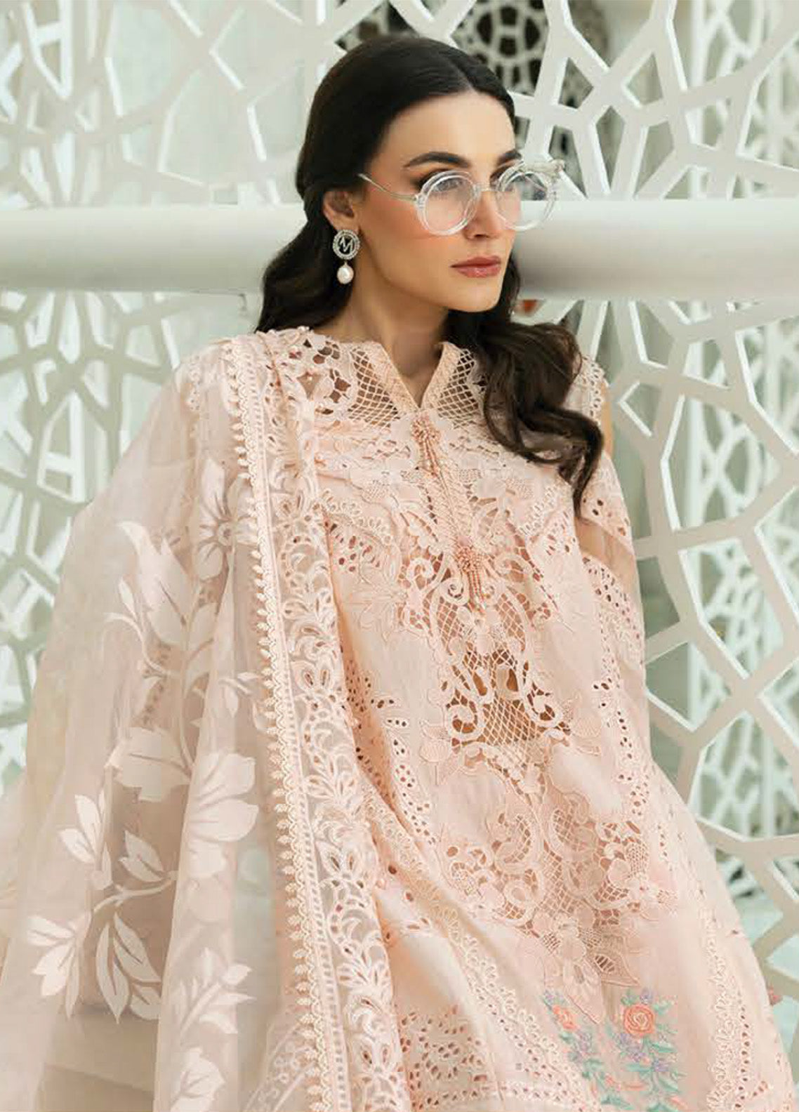 Voyage A' Luxe by Maria B Embroidered Dobby Lawn Suits Unstitched 3 Piece - MB25VAL 2513A Voyage A' Luxe by Maria B Embroidered Dobby Lawn Suits Unstitched 3 Piece - MB25VAL 2513A