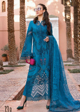 Voyage A' Luxe by Maria B Embroidered Dobby Lawn Suits Unstitched 3 Piece - MB25VAL 2513B