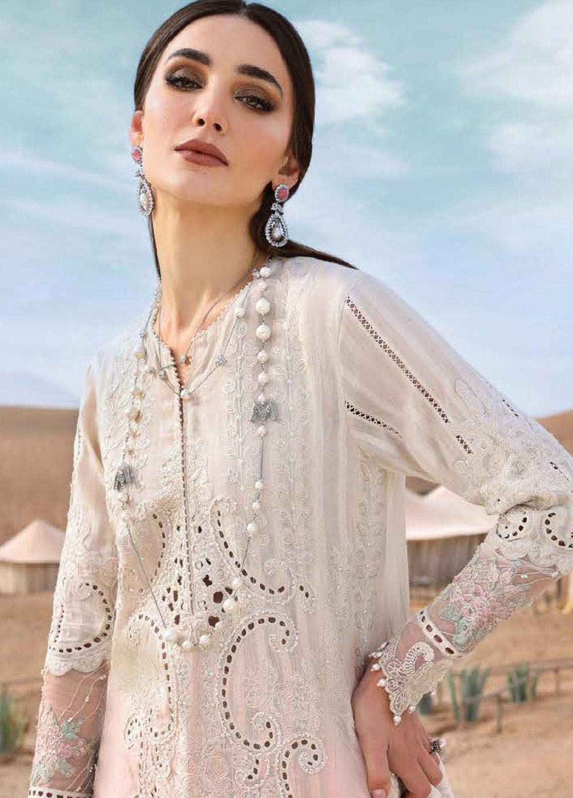 Voyage A' Luxe by Maria B Embroidered Dobby Lawn Suits Unstitched 3 Piece - MB25VAL 2515A Voyage A' Luxe by Maria B Embroidered Dobby Lawn Suits Unstitched 3 Piece - MB25VAL 2515A