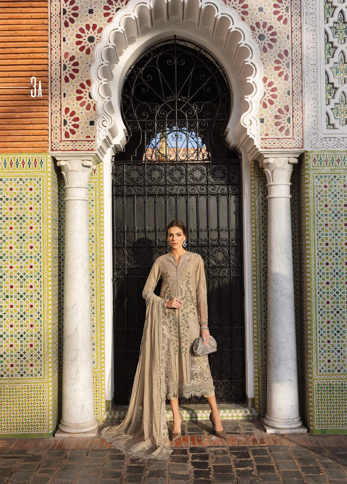 Voyage A' Luxe by Maria B Embroidered Lawn Suits Unstitched 3 Piece - MB25VAL 2503A Voyage A' Luxe by Maria B Embroidered Lawn Suits Unstitched 3 Piece - MB25VAL 2503A