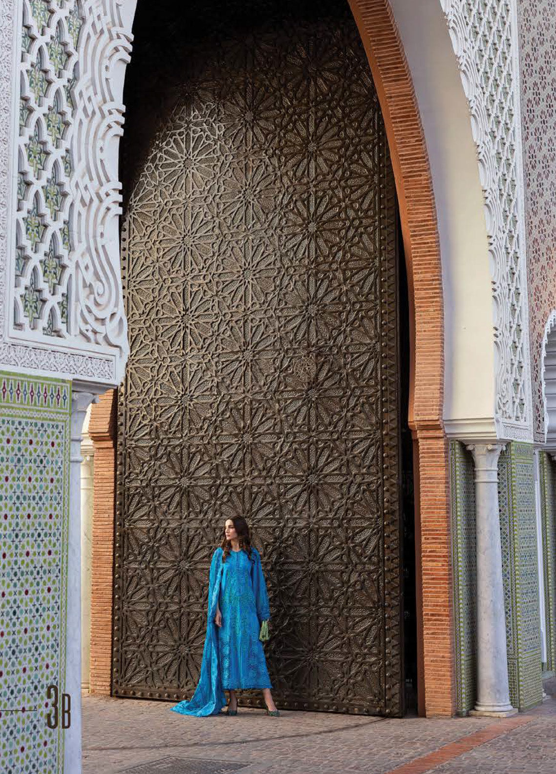 Voyage A' Luxe by Maria B Embroidered Lawn Suits Unstitched 3 Piece - MB25VAL 2503B Voyage A' Luxe by Maria B Embroidered Lawn Suits Unstitched 3 Piece - MB25VAL 2503B