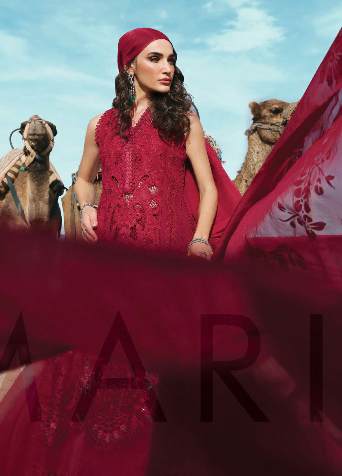 Voyage A' Luxe by Maria B Embroidered Lawn Suits Unstitched 3 Piece - MB25VAL 2504A Voyage A' Luxe by Maria B Embroidered Lawn Suits Unstitched 3 Piece - MB25VAL 2504A