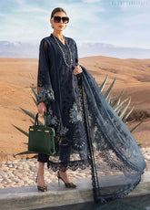 Voyage A' Luxe by Maria B Embroidered Lawn Suits Unstitched 3 Piece - MB25VAL 2504B