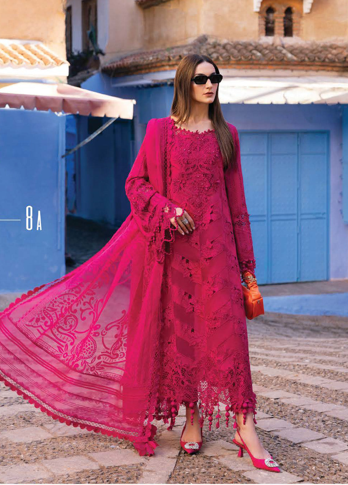 Voyage A' Luxe by Maria B Embroidered Lawn Suits Unstitched 3 Piece - MB25VAL 2508A Voyage A' Luxe by Maria B Embroidered Lawn Suits Unstitched 3 Piece - MB25VAL 2508A