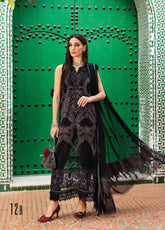 Voyage A' Luxe by Maria B Embroidered Lawn Suits Unstitched 3 Piece - MB25VAL 2512B