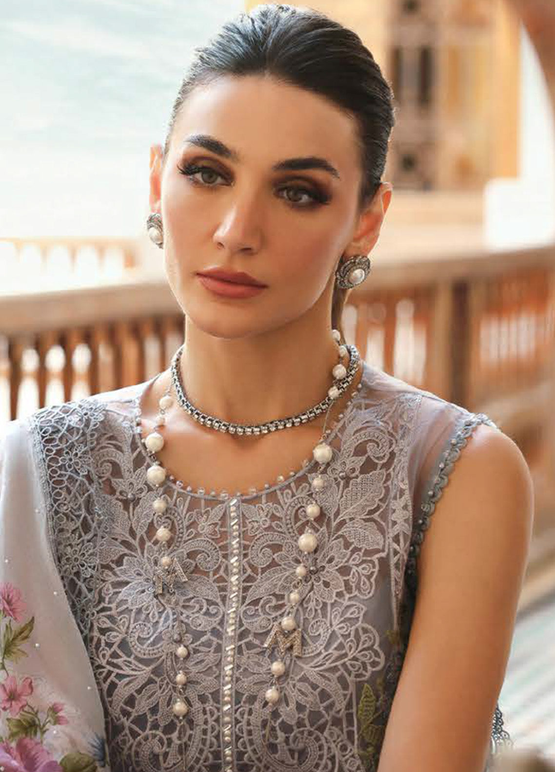 Voyage A' Luxe by Maria B Embroidered Organza Suits Unstitched 3 Piece - MB25VAL 2509B Voyage A' Luxe by Maria B Embroidered Organza Suits Unstitched 3 Piece - MB25VAL 2509B