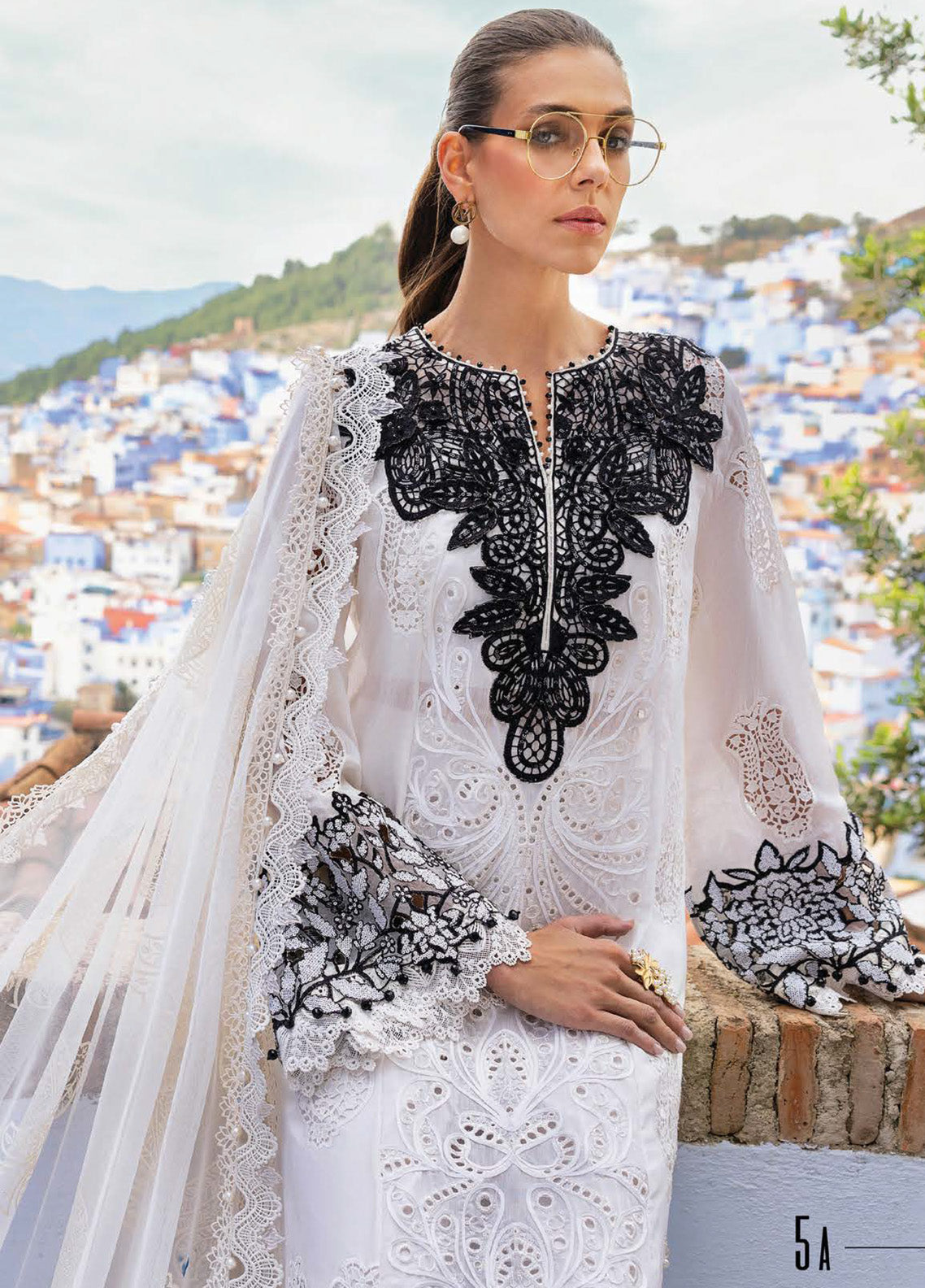 Voyage A' Luxe by Maria B Embroidered Paper Cotton Suits Unstitched 3 Piece - MB25VAL 2505A Voyage A' Luxe by Maria B Embroidered Paper Cotton Suits Unstitched 3 Piece - MB25VAL 2505A