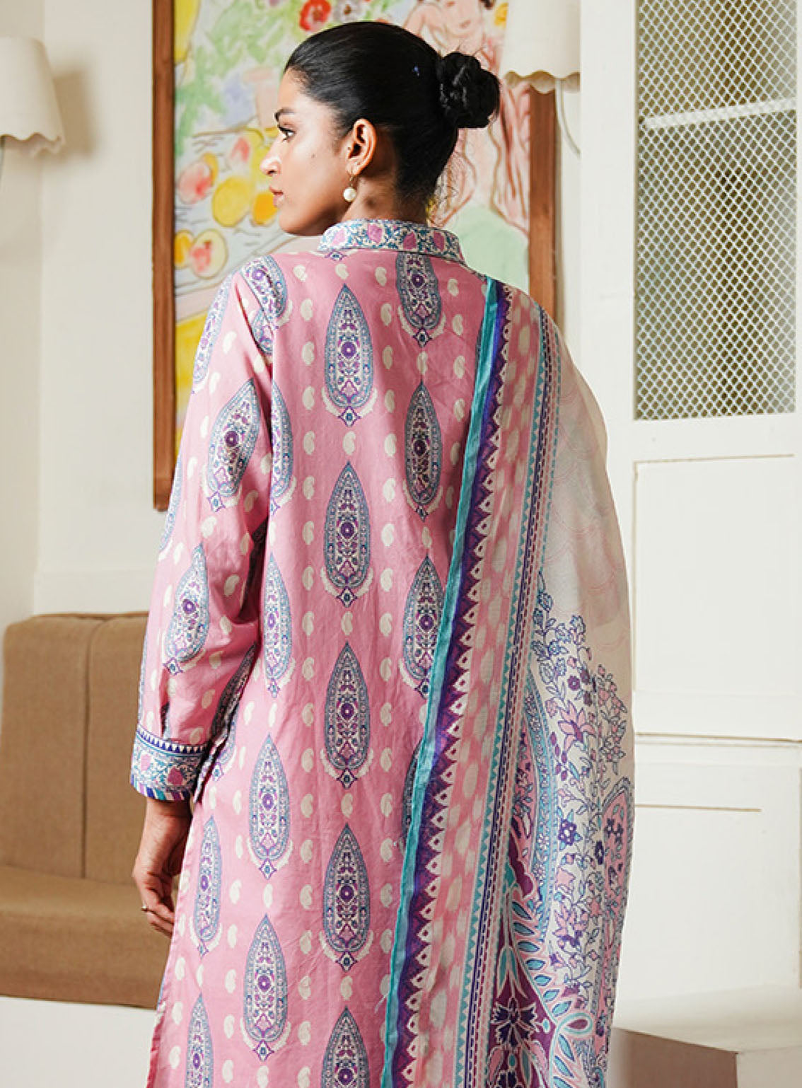Zellbury Printed Cambric 3 Piece Unstitched Suit WUC24X30035 Zellbury Printed Cambric 3 Piece Unstitched Suit WUC24X30035
