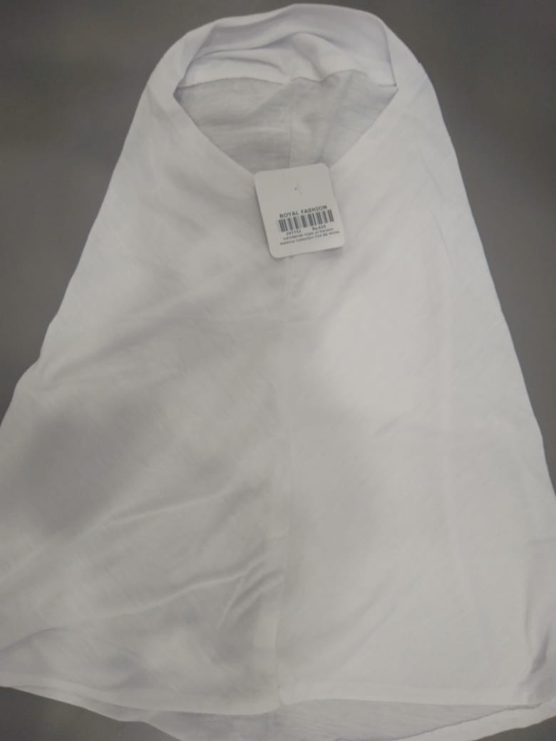 Makhna Hijab By Hijab ul Hareem - HH24MH D-038046 WHITE Makhna Hijab By Hijab ul Hareem - HH24MH D-038046 WHITE