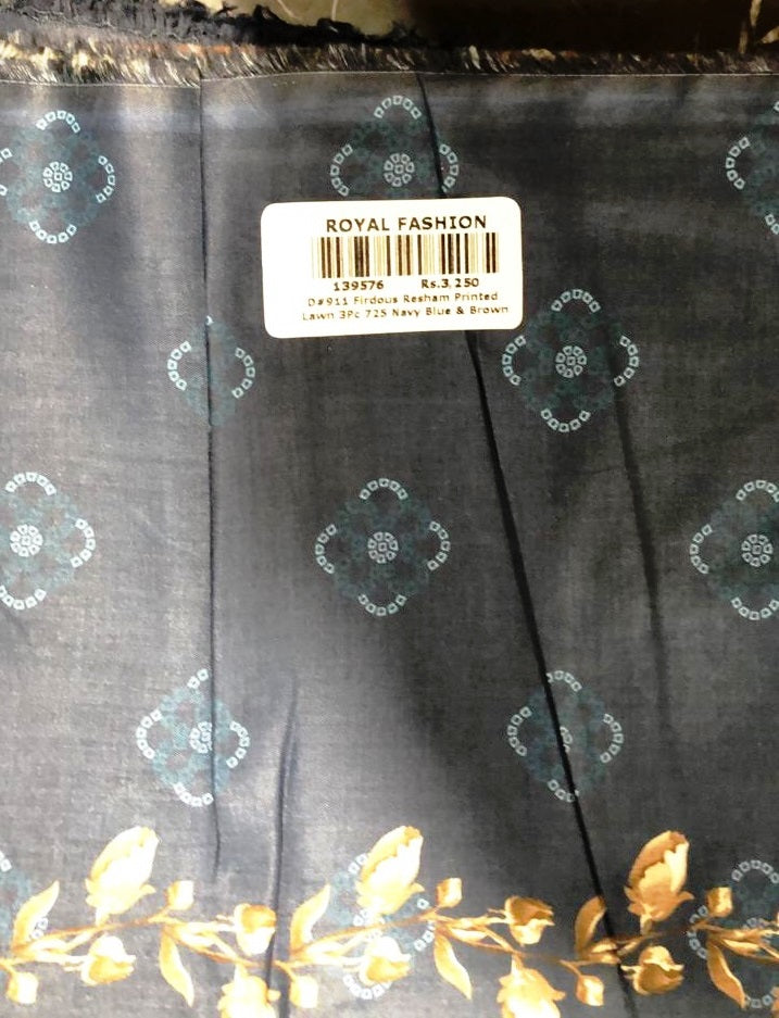 Resham By Firdous Textile Printed Linen Suits Unstitched 3 Piece - FF24RLW 911 Resham By Firdous Textile Printed Linen Suits Unstitched 3 Piece - FF24RLW 911
