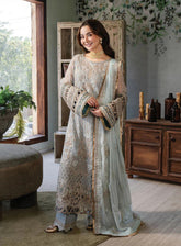 Naina By Imrozia Premium Embroidered Chiffon 3 Piece Unstitched Suit IMP24N I-190 RUMMAN
