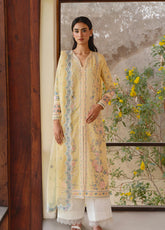 Whisper By Ayzel Embroidered Lawn 3 Piece Unstitched Suit AZL26WEL D-0136 FROST