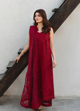 Whisper By Ayzel Embroidered Lawn 3 Piece Unstitched Suit AZL26WEL D-0139 BLUSH