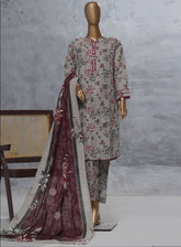 Wintry Prints by HZ Textile Printed Khaddar Suits Stitched 3 Piece - HZ24WP3 111