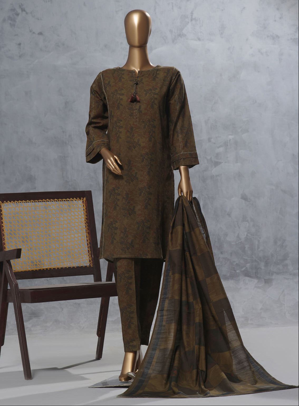 Wintry Prints by HZ Textile Printed Khaddar Suits Stitched 3 Piece - HZ24WP3 115 Wintry Prints by HZ Textile Printed Khaddar Suits Stitched 3 Piece - HZ24WP3 115