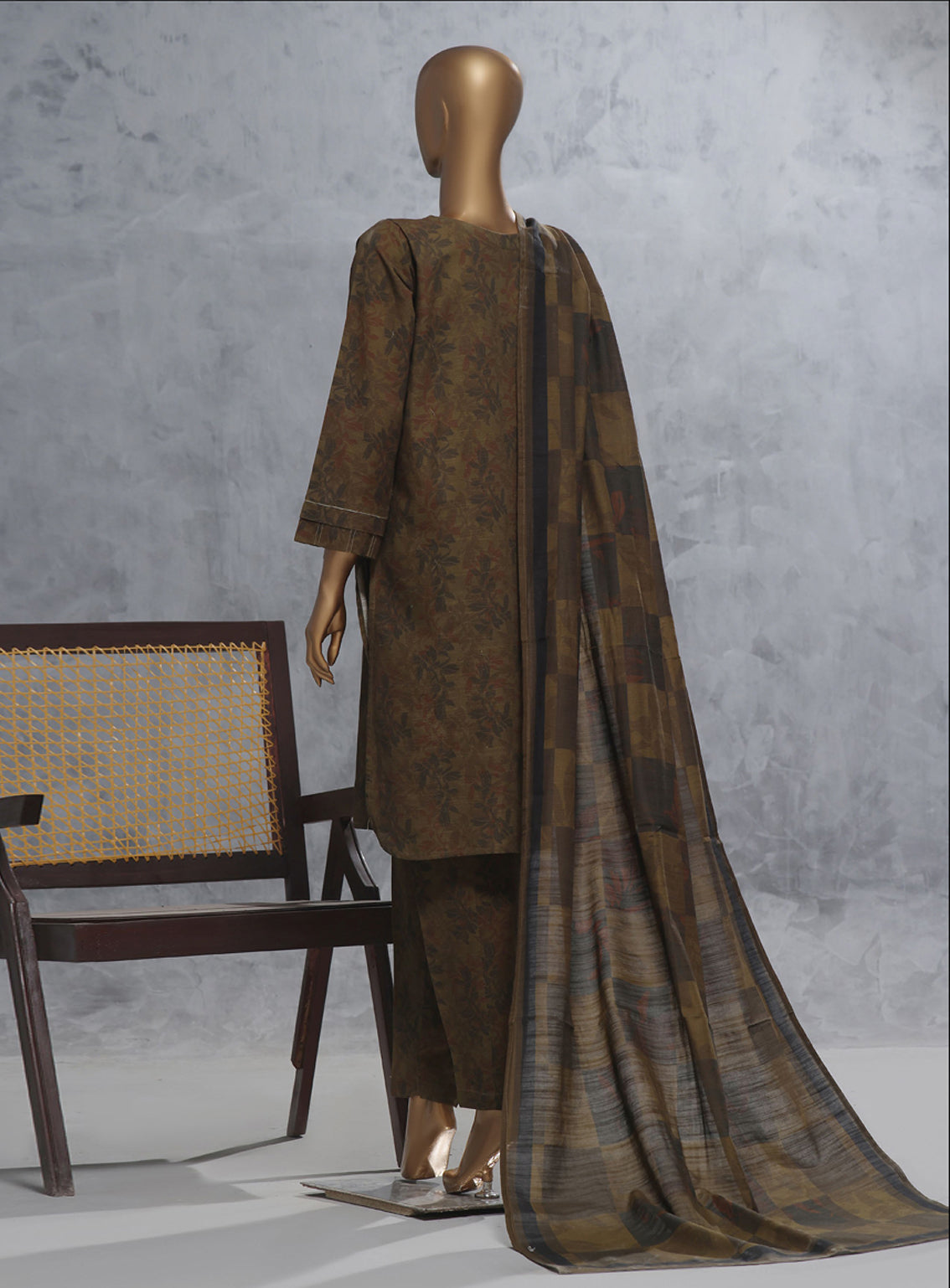 Wintry Prints by HZ Textile Printed Khaddar Suits Stitched 3 Piece - HZ24WP3 115 Wintry Prints by HZ Textile Printed Khaddar Suits Stitched 3 Piece - HZ24WP3 115