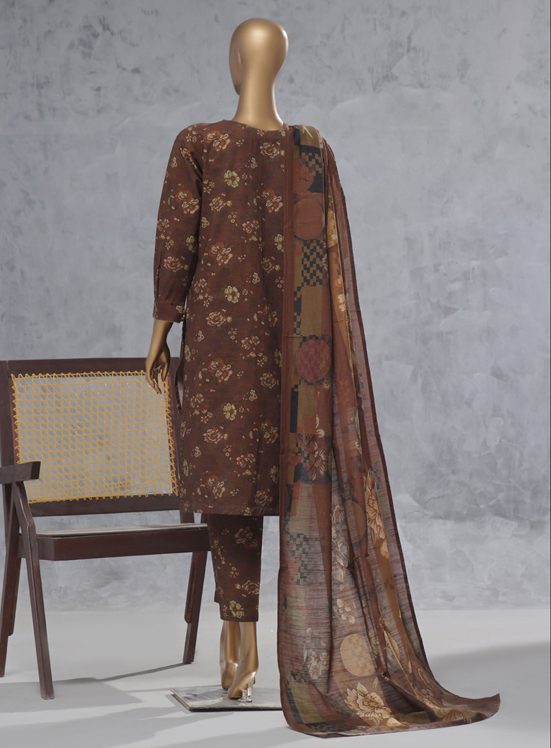 Wintry Prints by HZ Textile Printed Khaddar Suits Stitched 3 Piece - HZ24WP3 117 Wintry Prints by HZ Textile Printed Khaddar Suits Stitched 3 Piece - HZ24WP3 117