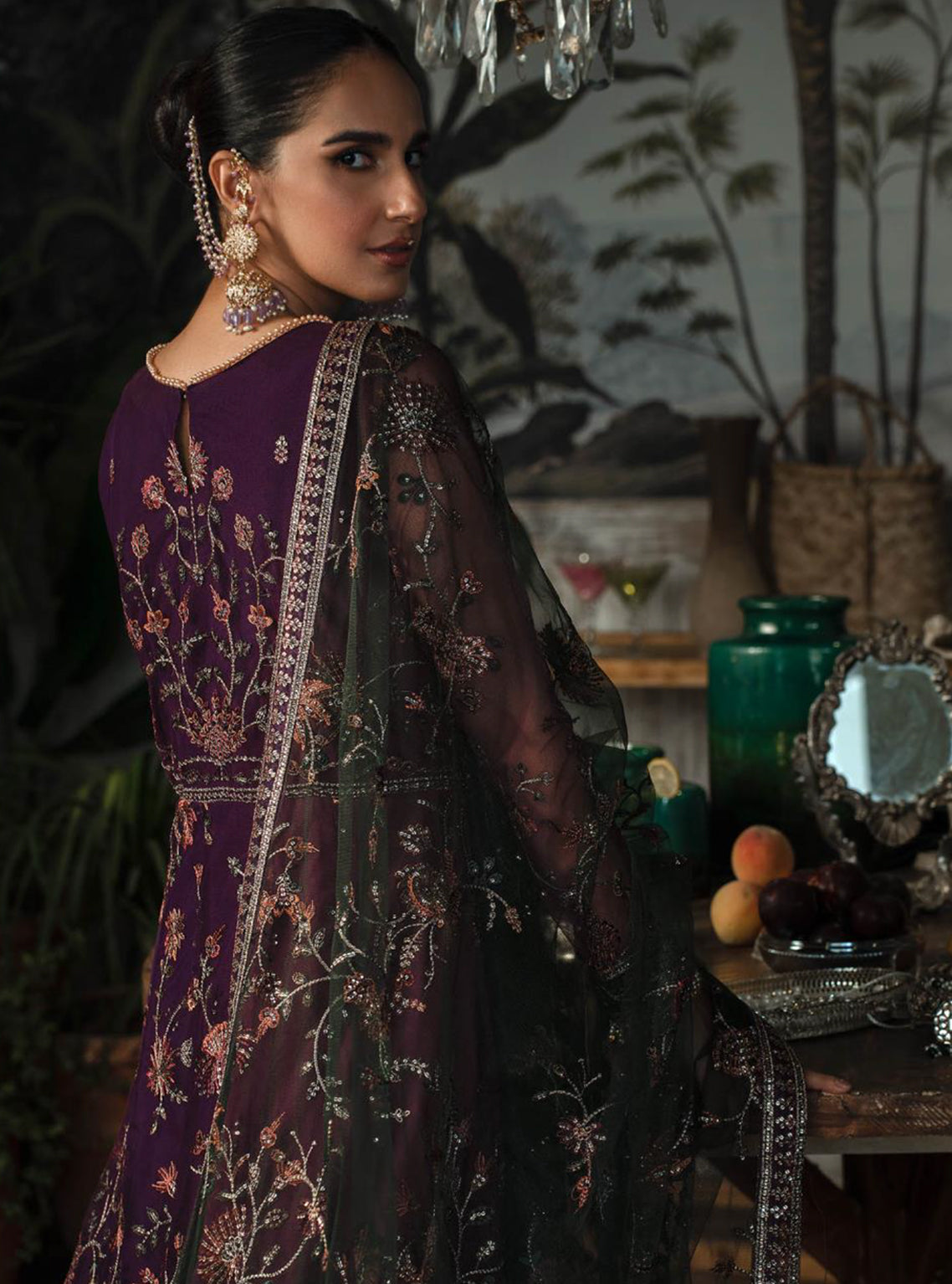 La Rosella By Zarif Embroidered Net Unstitched 3 Piece Suit - 02 La Rosella By Zarif Embroidered Net Unstitched 3 Piece Suit - 02