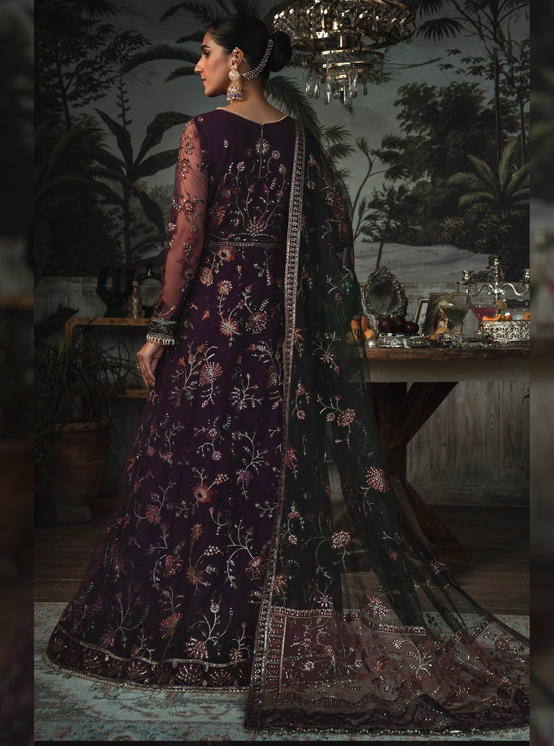La Rosella By Zarif Embroidered Net Unstitched 3 Piece Suit - 02 La Rosella By Zarif Embroidered Net Unstitched 3 Piece Suit - 02