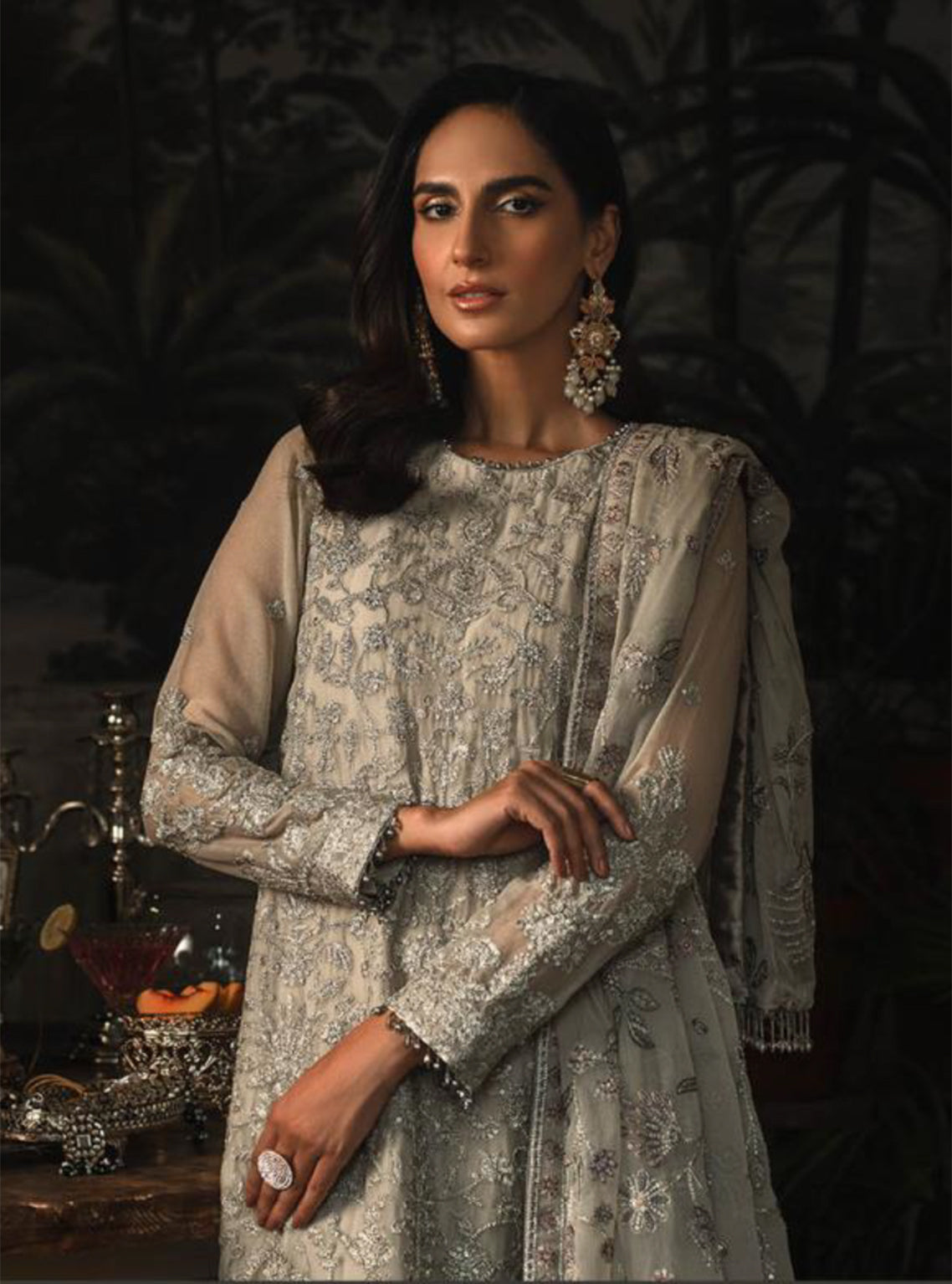 La Rosella By Zarif Embroidered Chiffon Unstitched 3 Piece Suit - 05 La Rosella By Zarif Embroidered Chiffon Unstitched 3 Piece Suit - 05