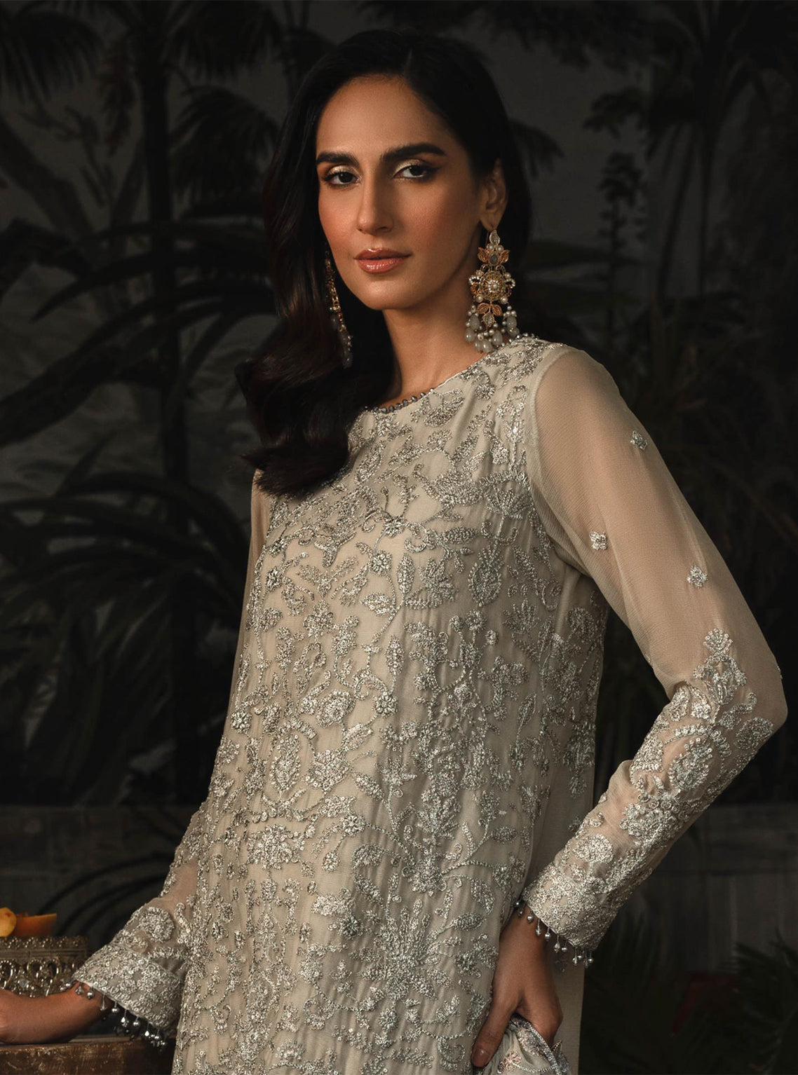 La Rosella By Zarif Embroidered Chiffon Unstitched 3 Piece Suit - 05 La Rosella By Zarif Embroidered Chiffon Unstitched 3 Piece Suit - 05