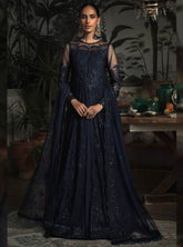 La Rosella By Zarif Embroidered Net Unstitched 3 Piece Suit - 08