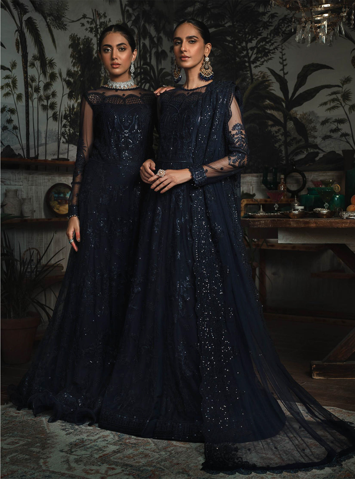 La Rosella By Zarif Embroidered Net Unstitched 3 Piece Suit - 08 La Rosella By Zarif Embroidered Net Unstitched 3 Piece Suit - 08