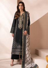 Zaeva By Xenia Formal Embroidered Tussar Silk 3 Piece Unstitched Suit XE26ZF D-06 AYANEH